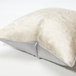 housse coussin décorative contemporaine beige clair tissu polyester carré sofa 30x50cm 45x45cm 50x50cm