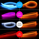 ruban led 24v clignotant jour orange rose blanc rouge moderne adhésif 300mm 450mm 600mm