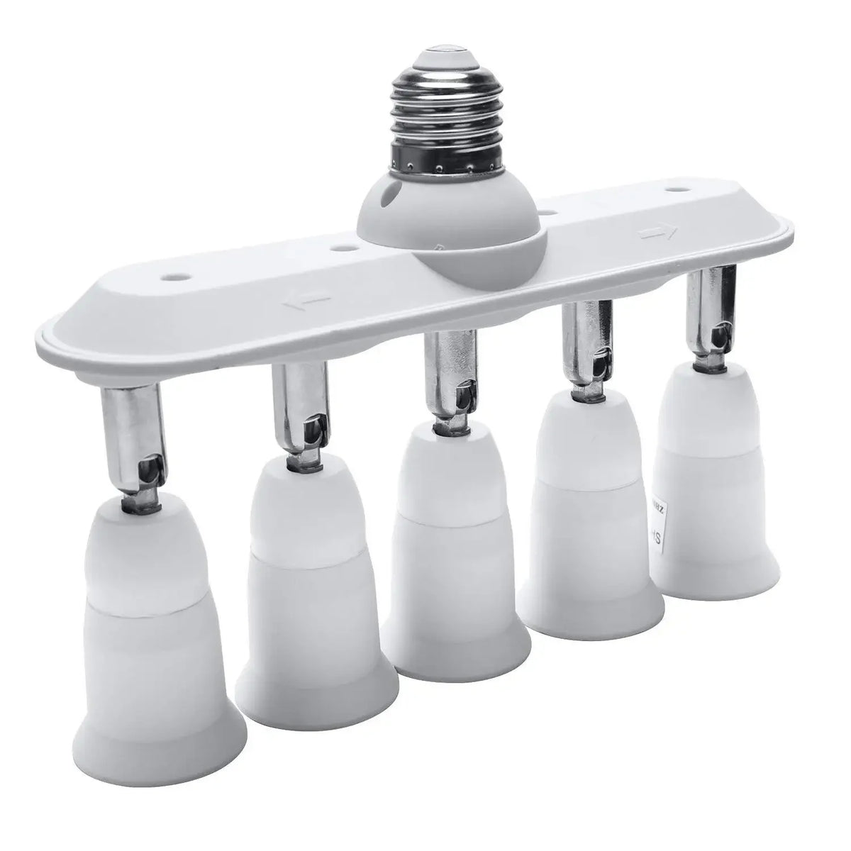 adaptateur led e27 blanc moderne vis splitter cable électrique fixations opaques