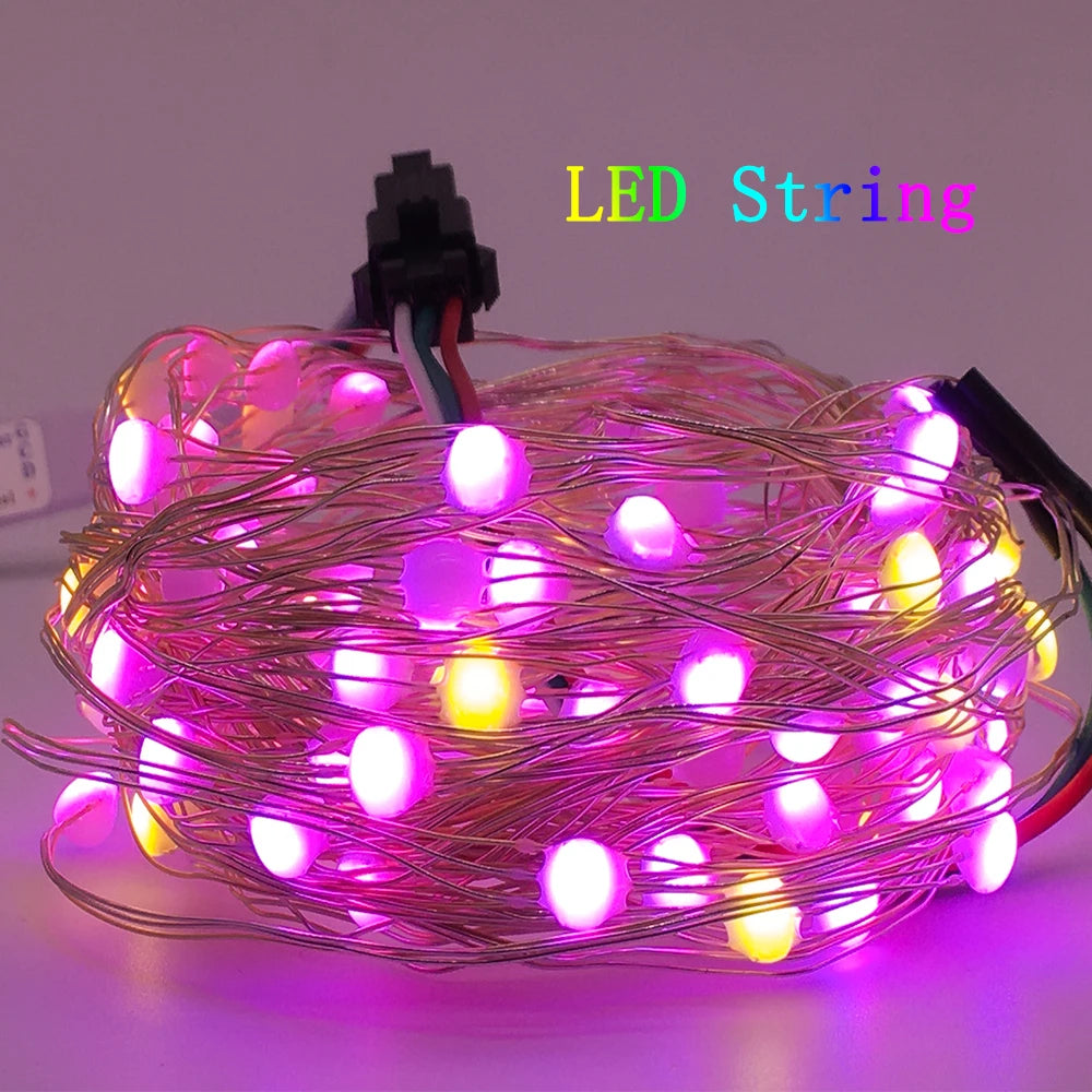 Guirlande LED RGB Bluetooth pour chambre ambiance cosy
