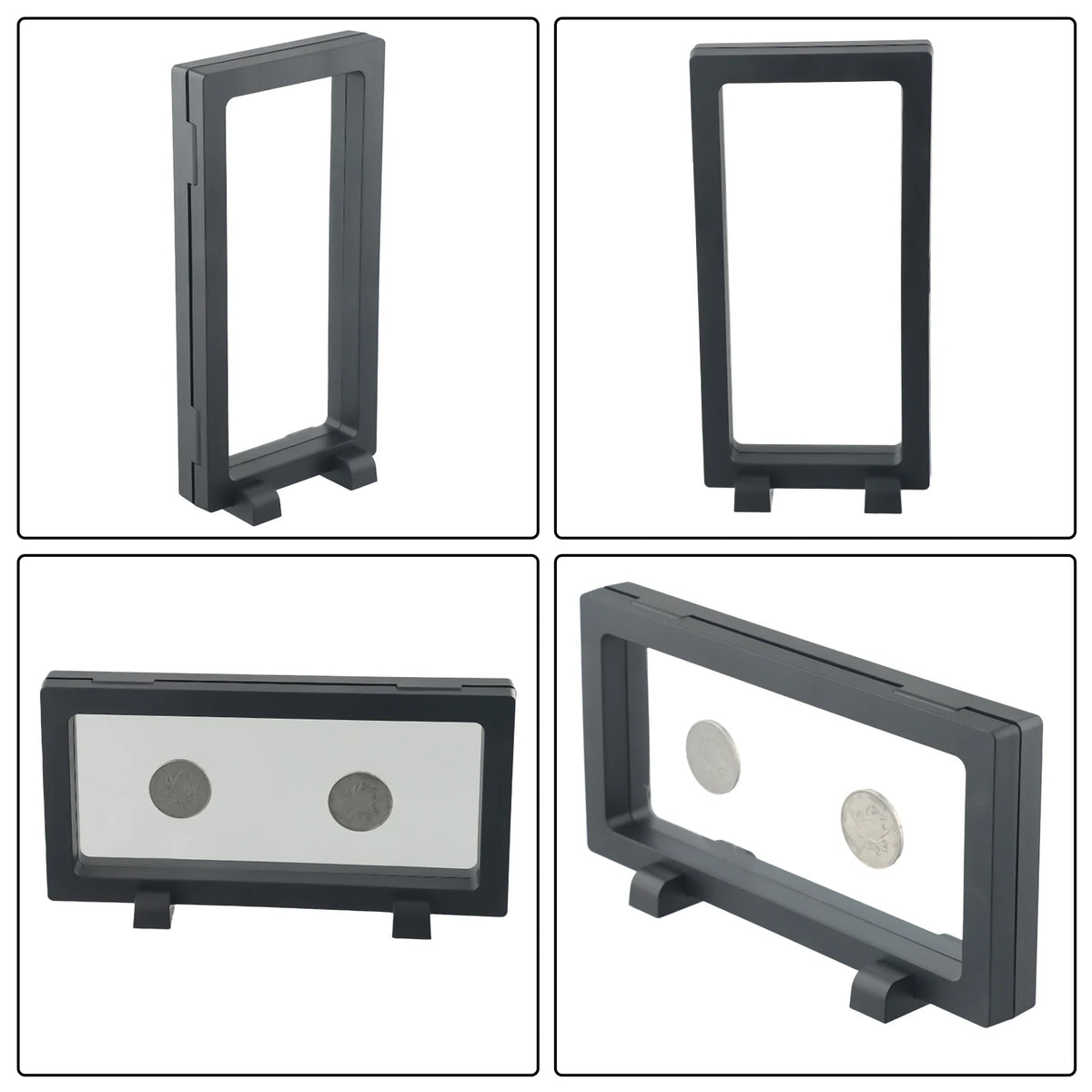 présentoir pièces monnaie transparent moderne minimaliste rangement bijoux capacité grande respectueux environnement