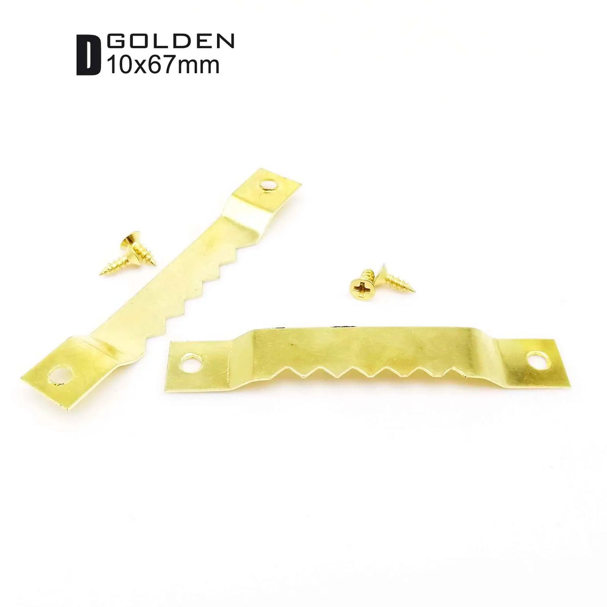 clips métalliques or noir argent rayures dentelées modernes vis dorées noires argentées