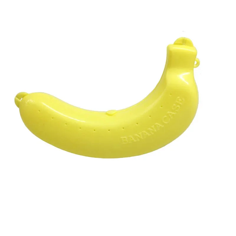 boîte rangement bananes moderne vert rose jaune clips fruits écologique portable