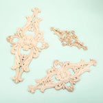 décoration murale appliques bois ornements floraux baroque renaissance naturel