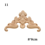 appliques decoratives bois floral sculptees baroques naturelles decoration murale farmhouse classic