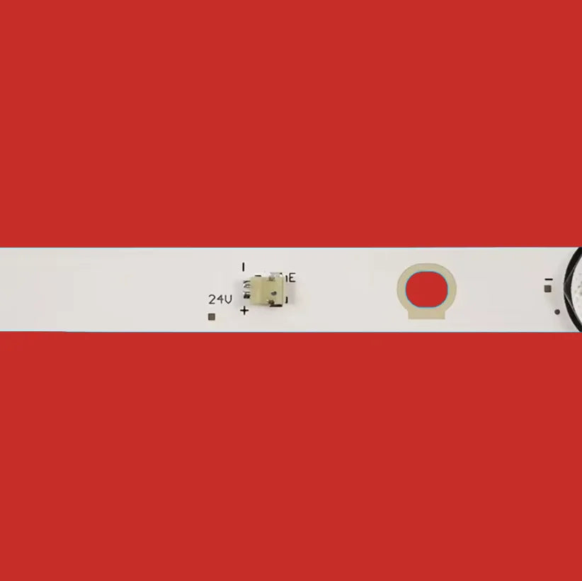 barre lumineuse led 801mm blanc rouge industrielle 6v connecteurs eléctriques