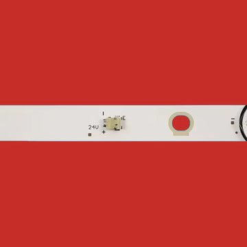 barre lumineuse led 801mm blanc rouge industrielle 6v connecteurs eléctriques