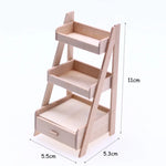 Meuble féerique en bois pour décoration poupée
