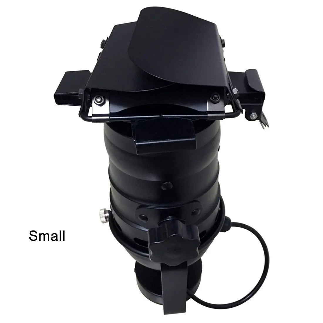 projecteur mural led noir moderne surface fixe vis cable grille différentes tailles
