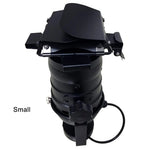 projecteur mural led noir moderne surface fixe vis cable grille différentes tailles