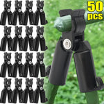 clips support plantes plastique noir clips fixation jardin réglables pack 10pcs
