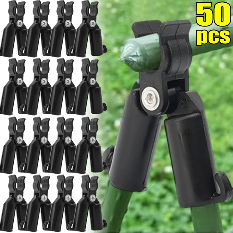 clips support plantes plastique noir clips fixation jardin réglables pack 10pcs