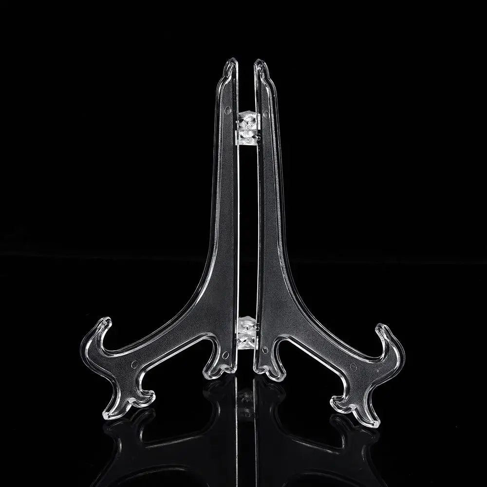 support d'affichage transparent moderne clips empilable cuisine respectueux environnement stockage vaisselle đơn giản gọn