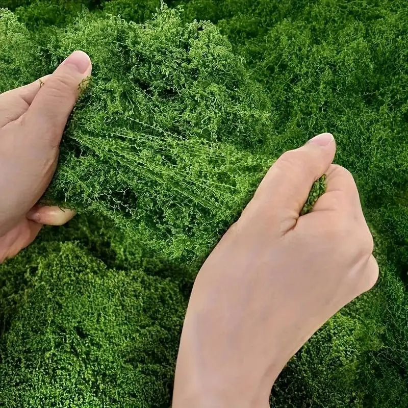 tapis artificiel mousse herbe verte moderne décoration intérieure jardinière artisanat centre table figurines animaux