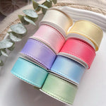 rubans polyester bords dentelés 4cm 10yards couleurs unies élégants décoration emballage cadeau mariage