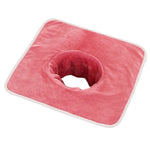 coussin massage velours doux bleu rose marron gris confortable moderne 35x35cm 40x80cm