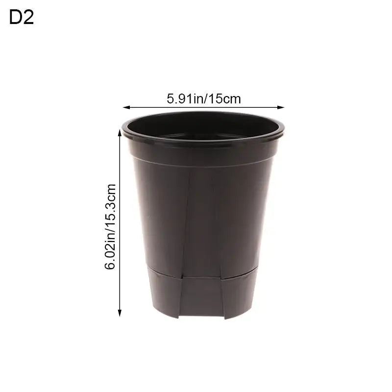 pots fleurs noirs blancs modernes couvercles perforés tailles diverses hydroponie jardinage