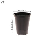 pots fleurs noirs blancs modernes couvercles perforés tailles diverses hydroponie jardinage