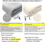 tapis gris moderne tissé motifs polyester lavable DIY punch needle