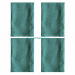 serviettes cuisine 100% coton gris beige bleu texture relief moderne crochets