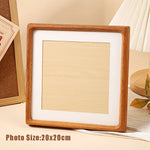 cadre photo classique bois naturel blanc 10x10cm 12.5x12.5cm 15x15cm 18x18cm 20x20cm 25x25cm