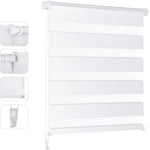 store deux niveaux blanc rayures horizontales moderne clips opacité chambre salon