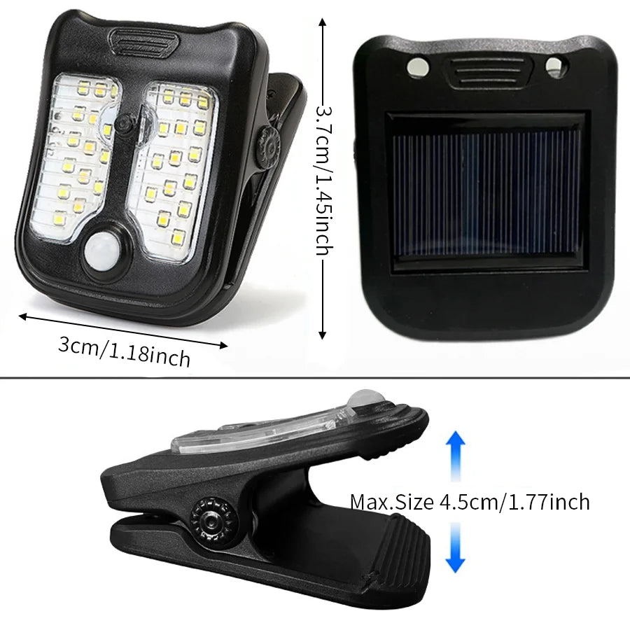 lumière solaire compacte 20 led super lumineuses pinces ajustables moderne étancheextérieur campingDecorationMurale