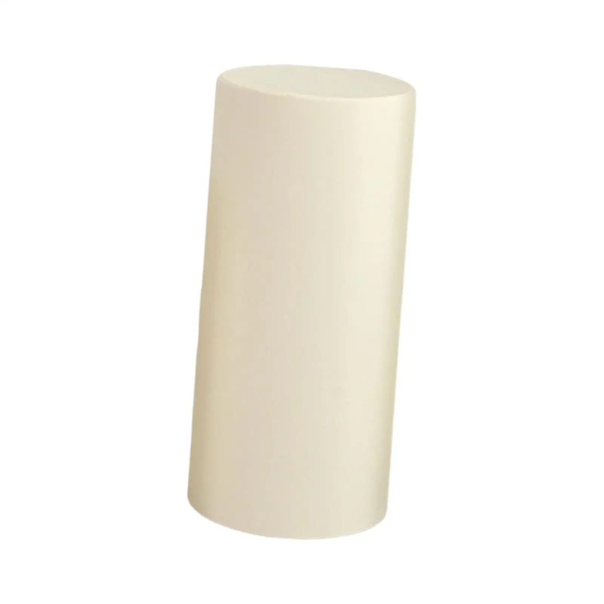 socle cylindrique tissu blanc crème mariage décoration fête desserts table led minimaliste