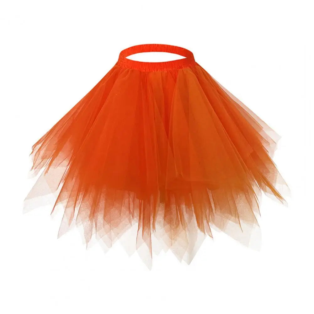 jupette tutu tulle femme classique élastique opaque mini blanc rose violet