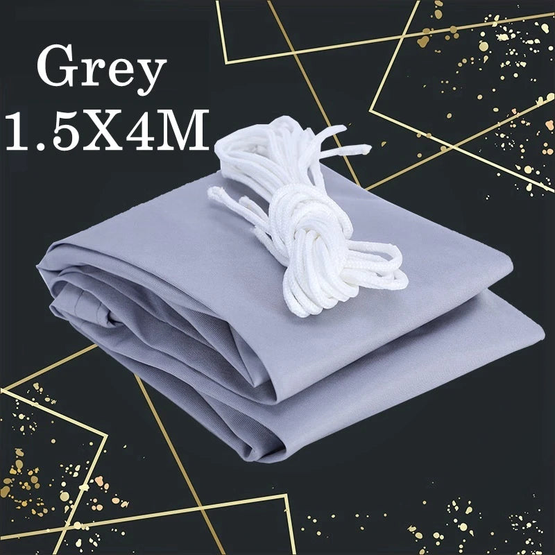 toile poly coton jaune beige bleu nuit motifs géométriques moderne résistant eau clips fixation