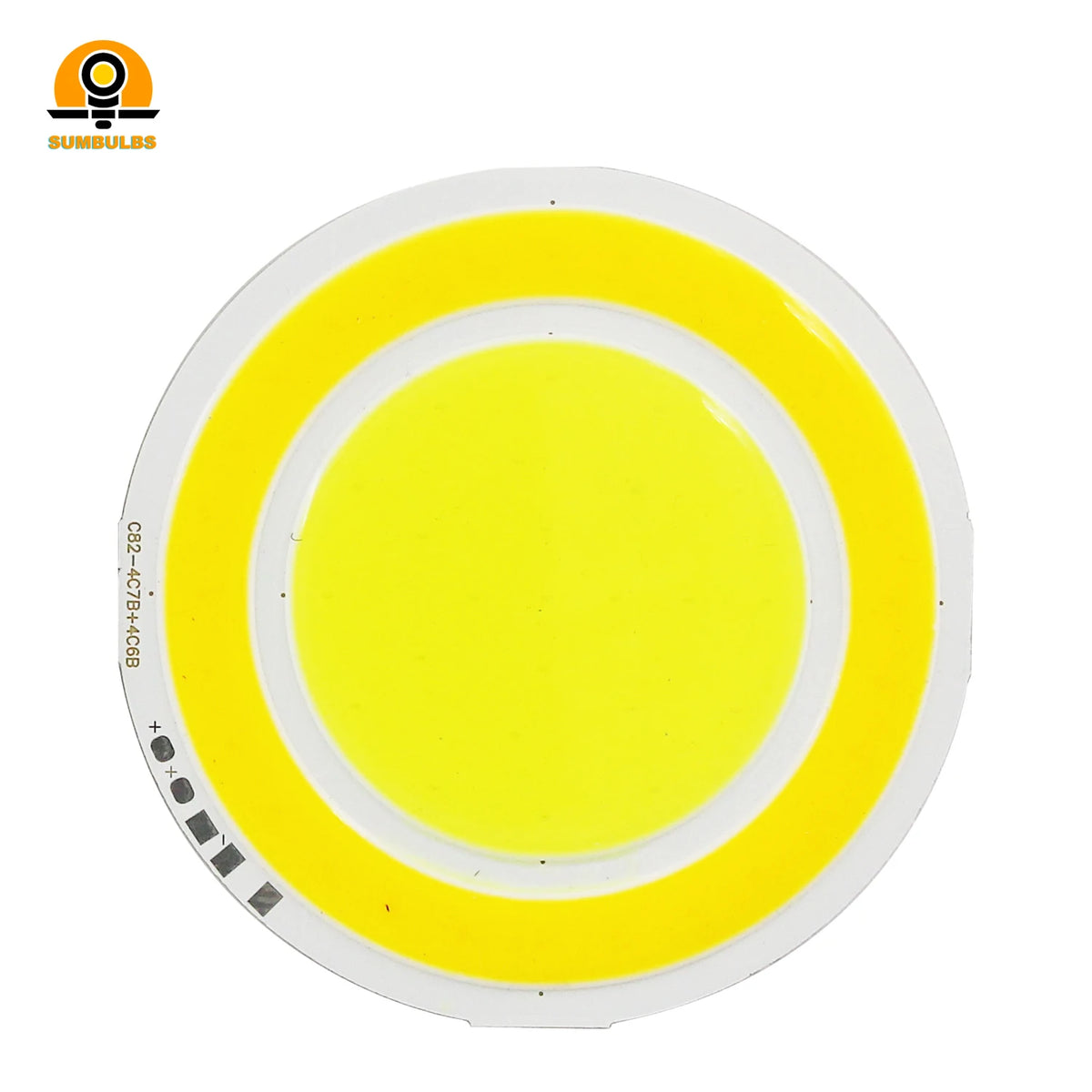 lampe led double couleur blanc jaune moderne 82mm rond 12v 4w certifiée