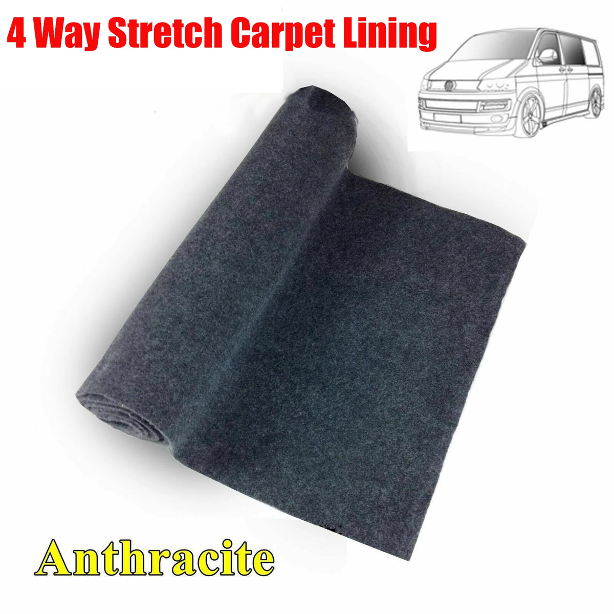 tapis sol extensible voiture noir anthracite graphite moderne 1x2m uni opacité