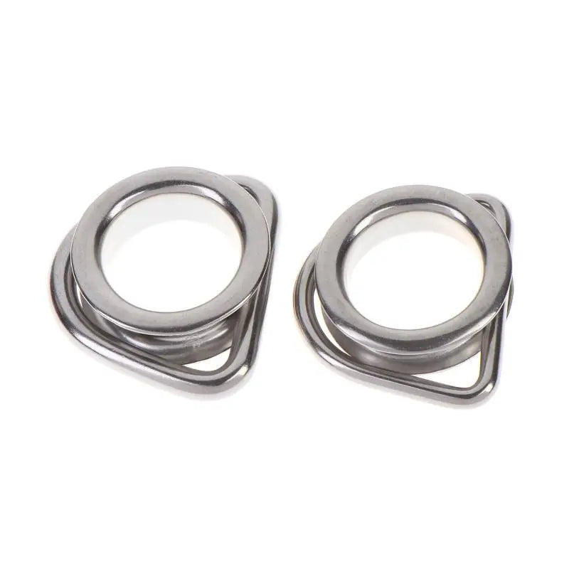 anneau métallique argenté lisse protection solaire extérieur quatre saisons inoxydable unisexe moderne quincaillerie thuyền