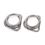 anneau métallique argenté lisse protection solaire extérieur quatre saisons inoxydable unisexe moderne quincaillerie thuyền