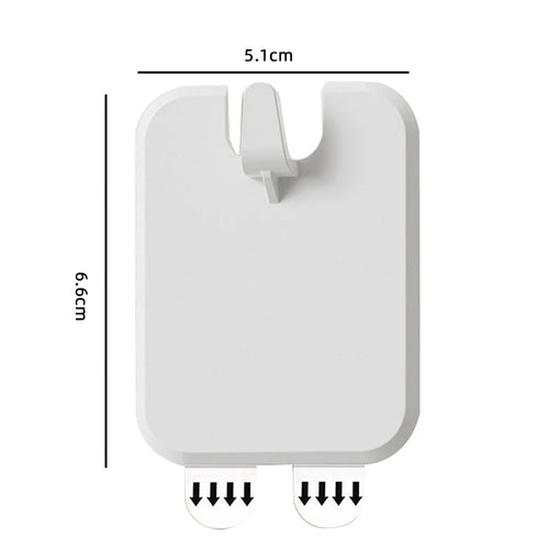 adhésifs puissants sans perçage porte carte blanche moderne organisateur mural multipurpose seamless