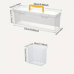 boîtes transparentes rangement outils vis clous écrous compartiments organisateur utilitaire multifonctionnels toolbox