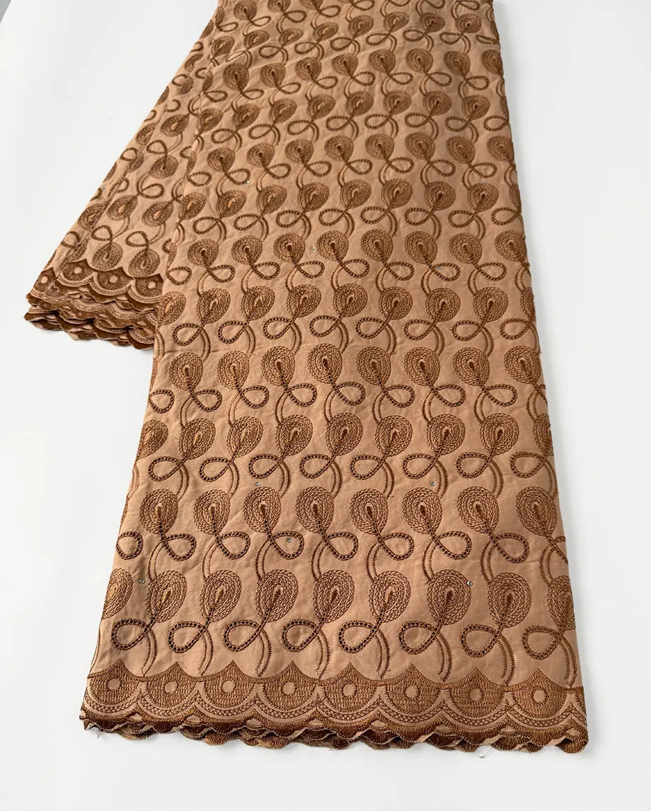 serviette coton dentelle rayures fines bleu clair blanc beige marron classique haute qualité écologique