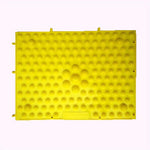tapis massage pieds pointes bleu rouge jaune vert moderne relaxation acupuncturereflexologie