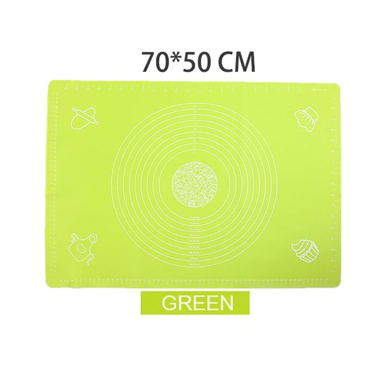 tapis pâtisserie silicone violet vert bleu rose cercles utilitaire pratique facile nettoyage réutilisable