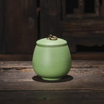 pot thé céramique classique poignée métallique couvercle texture grainée décoratif