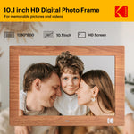 Cadre photo numérique 10,1 pouces écran HD champagne