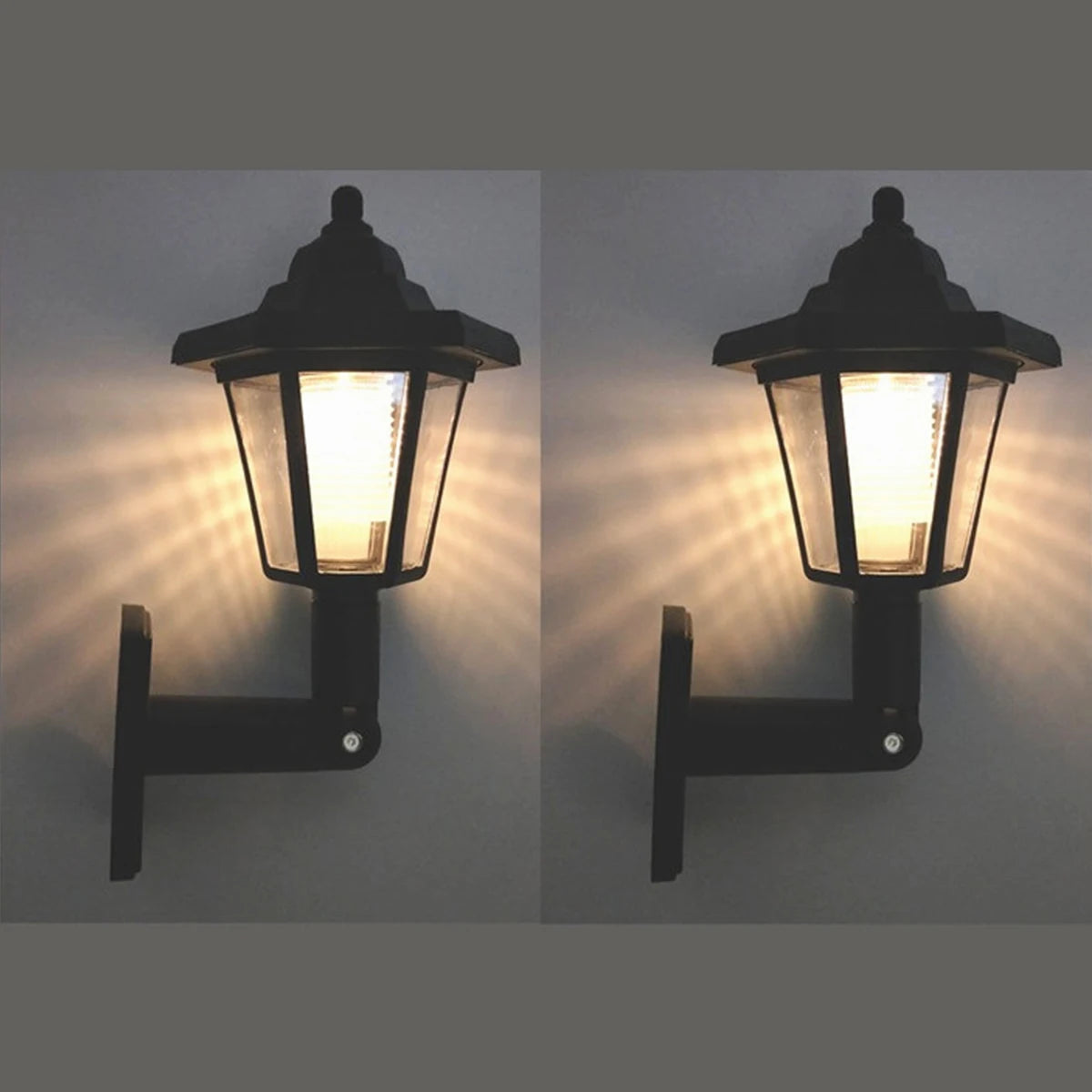 Kit de montage inclus avec l'applique murale solaire