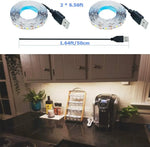 ruban led flexible blanc adhésif moderne éclairage décoration maison 2m câble usb