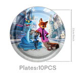 Gobelets Zootopie assortis