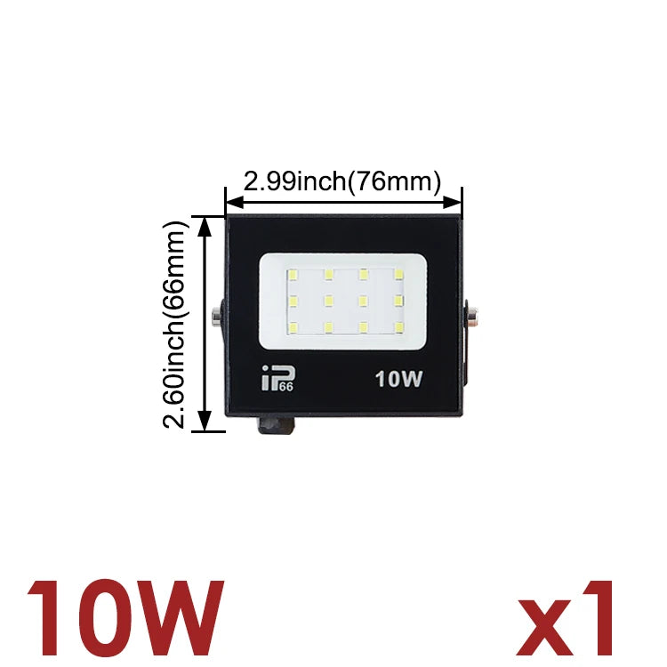 projecteur led moderne 220v ip66 blanc mat extérieur mur câble alimentation aluminium
