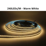 ruban led flexible 120leds 24v blanc bleu jaune vert double faced tape decoration moderne