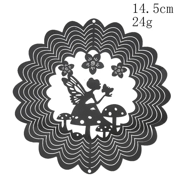 décorations murales métal fée papillon hibou croix arbre vie ornements extérieurs artisanal geometrique