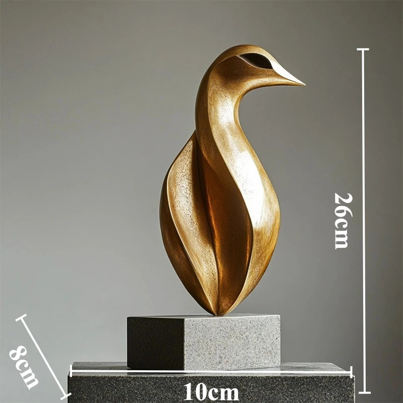 ornements abstraits résine moderne sculptures décoration table variés artistiques contemporains