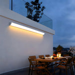 Lampe murale LED moderne argent noir 55CM 80CM 100CM 120CM IP65 étanche