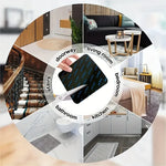 tapis antidérapant adhésif durable invisible moderne maison 12 pièces fixe tapis compact